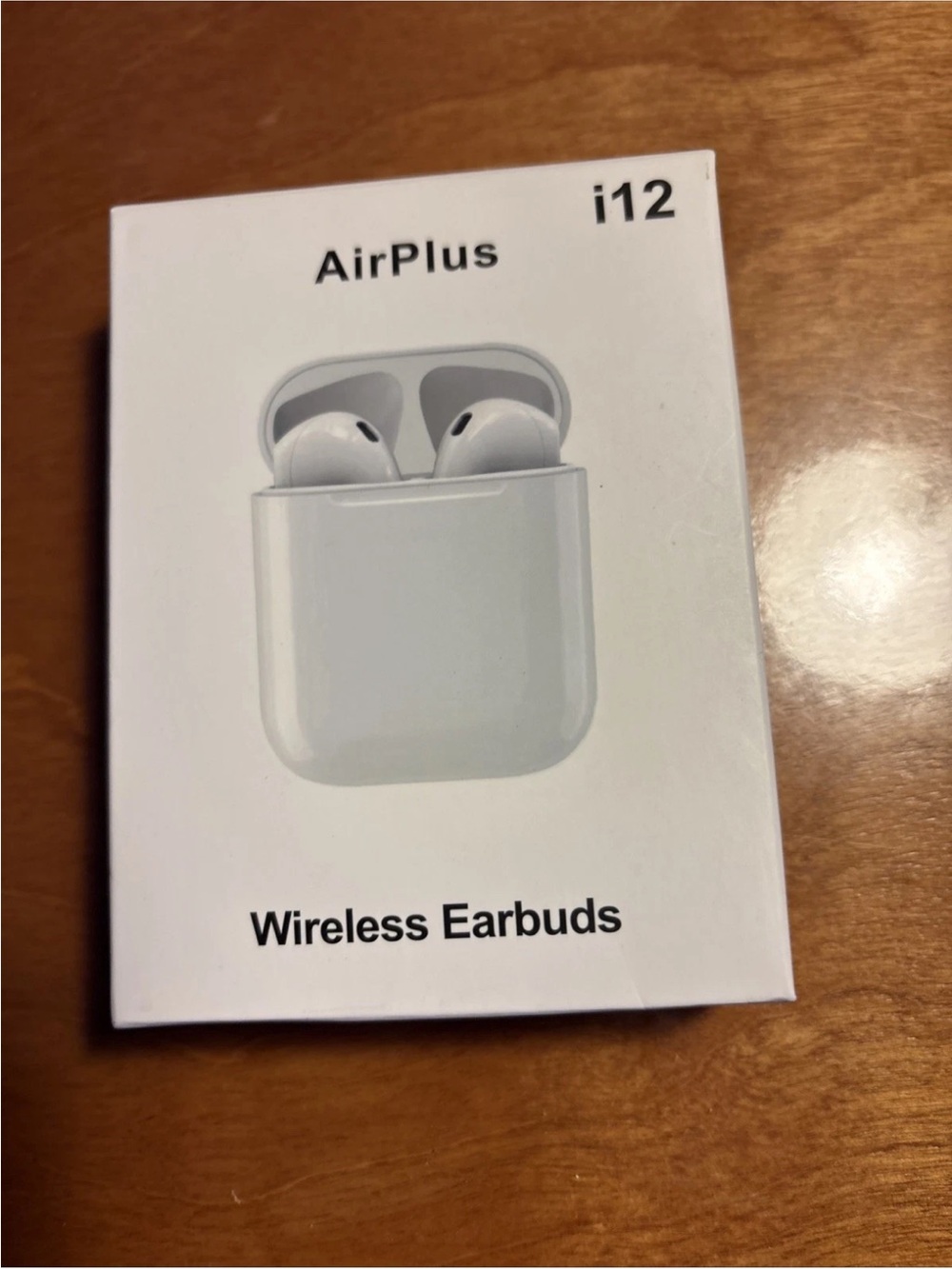 AirPlus i12 Wireless Bluetooth Earbuds — White
